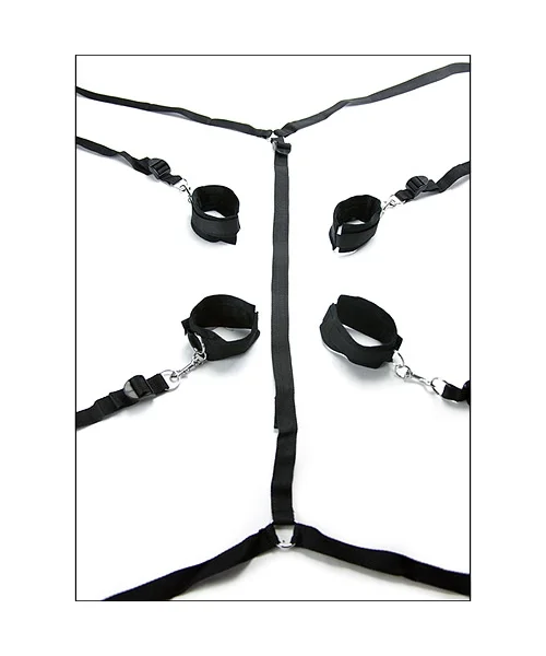 Soft touch bed restraint kit