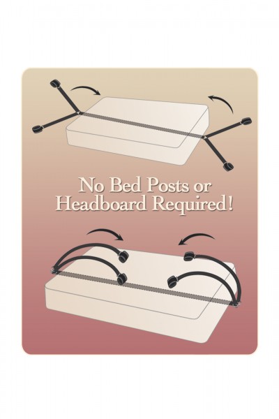 Bed Bindings Under Mattress Tether System