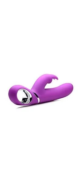 Power Bunnies Twirly Silicone Spinning Rabbit - Vibrator - Purple
