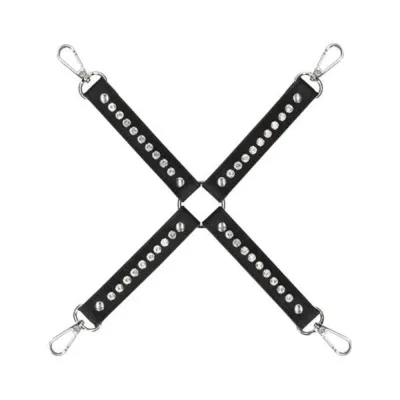 Ouch Diamond Studded Hogtie Black
