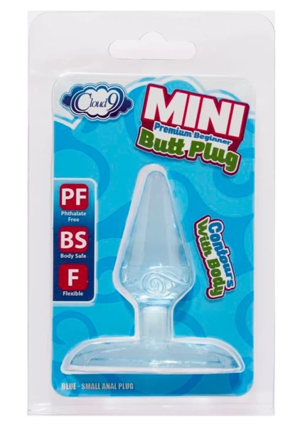 Cloud 9 - Mini Butt Plug Smoke Grey