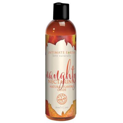 Intimate Earth Naughty Nectarines Flavored Water Based Lube 2oz