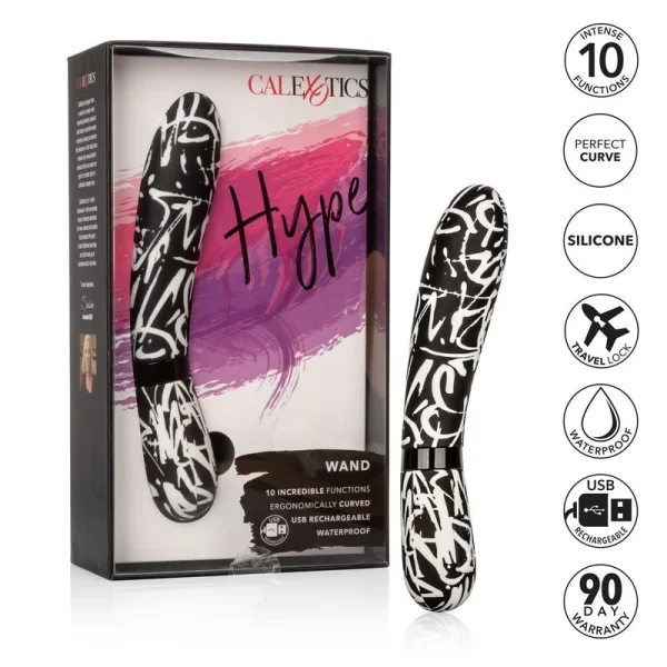 Hype Wand Rechargeable Silicone G-Spot Vibrator By CalExotics — image 11 of 11