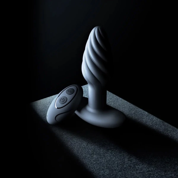 Dorcel Spin Plug Silicone Rechargeable Vibrating Butt Plug With Rotating Balls & Remote
