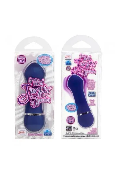 Mini Jumpin Gyrator Mini Bump Vibrator Waterproof 3.5 Inch Blue