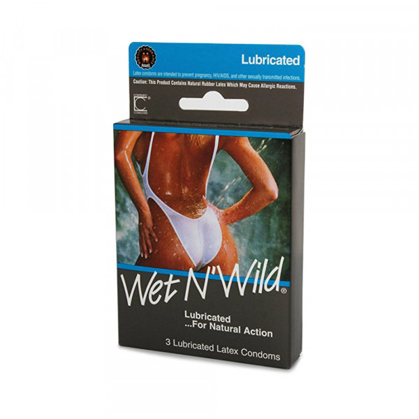 Contempo Wet & Wild Lubricated Condom 3 Pack