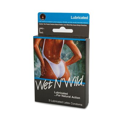 Contempo Wet Wild Lubricated Condom 3 Pack