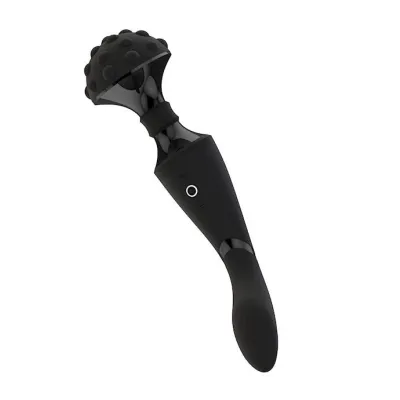 Shiatsu Bendable Massager Wand Black 10 Inch