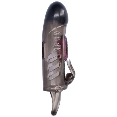 Dual Stimulation Rabbit Style Penis Extender Increases Length By 1 Inch