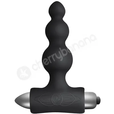 Rocks Off Petite Sensations Bubbles 7 Speed Black Anal Vibrator