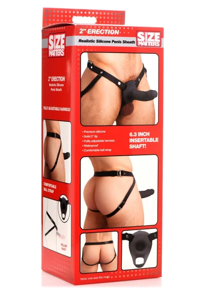Size Matters 2 Inch Realistic Penis Sheath