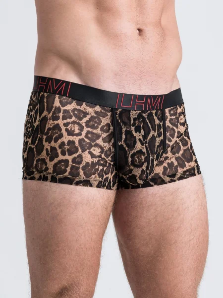 LHM Leopard Print Mesh Boxers