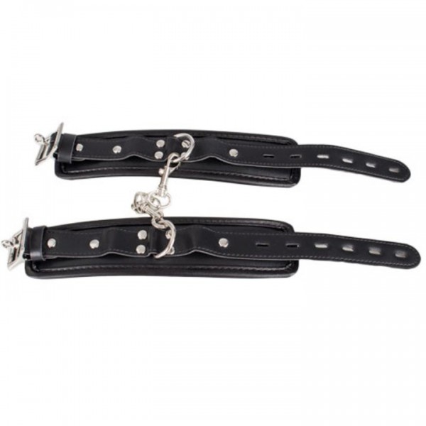 Bondara Faux Leather Heavy Duty Padded Wrist Cuffs — image 4 of 4