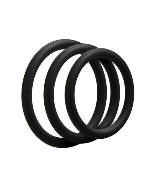 3 C-Ring Set - Thin - Black