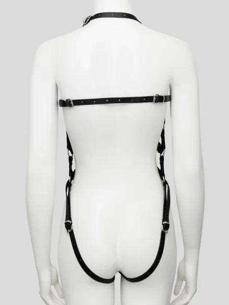 DOMINIX Deluxe Leather Caged Teddy