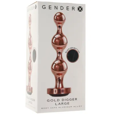Gender X Gold Digger Beaded Plug
