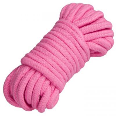 Bondara Pink Cotton Bondage Rope 10m