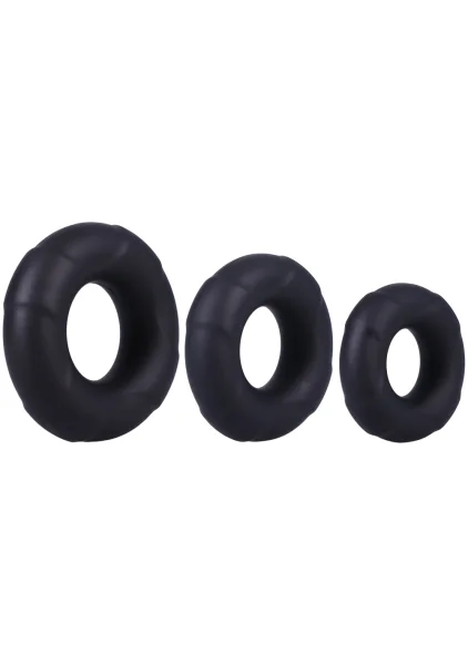 In A Bag Silicone 3 Piece C-Ring Set By Doc Johnson