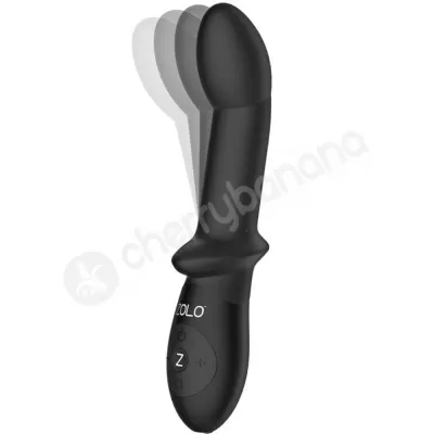 Zolo P Spot Beaded Black Prostate Rotating Beads Anal Vibrator