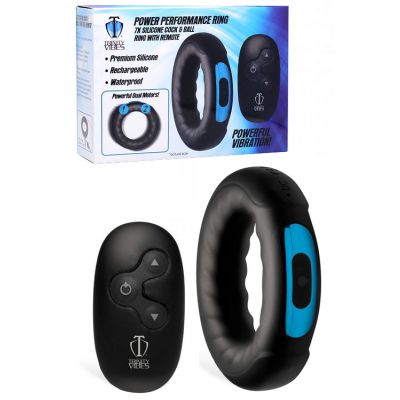 Trinity Vibes Silicone Cock Ring With Remote