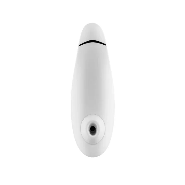Womanizer Premium White/Chrome Air Suction Clit Stimulator