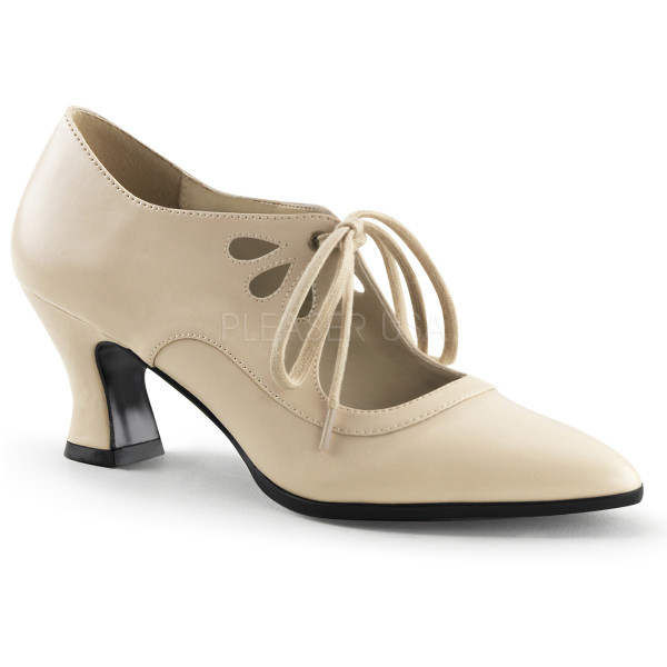 2 3/4 inches Heel Maryjane Pump w/ Peekaboo Lace Front — image 5 of 16