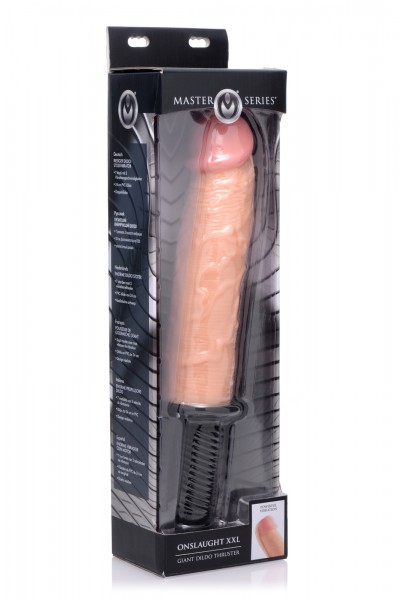 10" Vibrating Cock + Handle