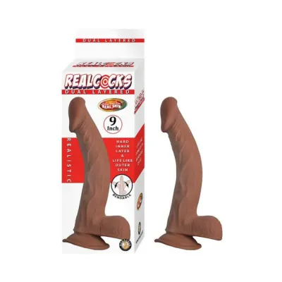 Realcocks Dual Layered 9 In Brown