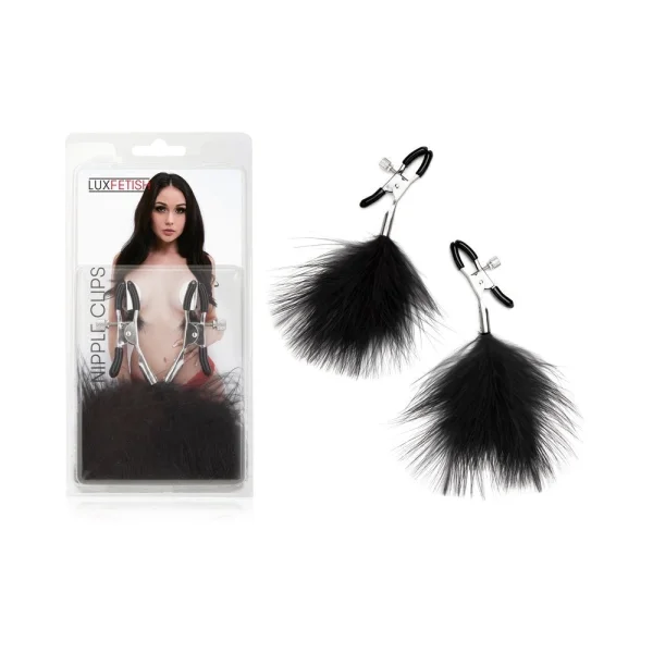 Lux Fetish Feather Nipple Clips — image 7 of 9