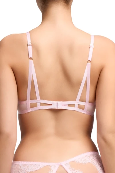 Dita Von Teese Von Follies Seduca Quarter Cup Pink Underwire Bra