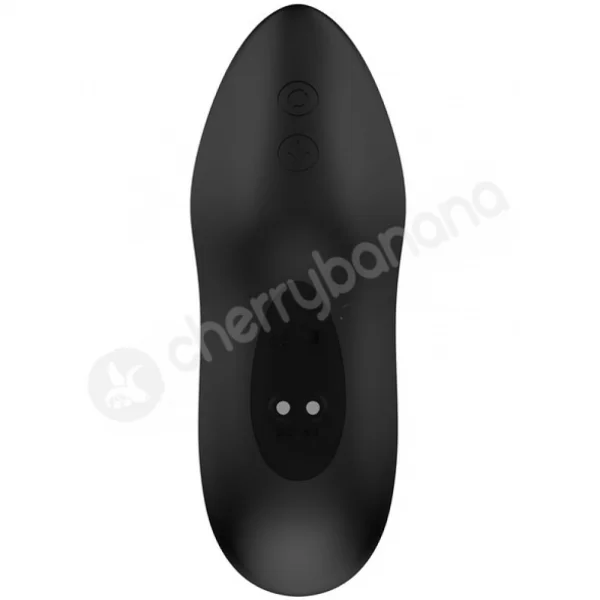 Nexus Revo Air Black Remote Control Rotating Prostate Massager With Suction Stimulation