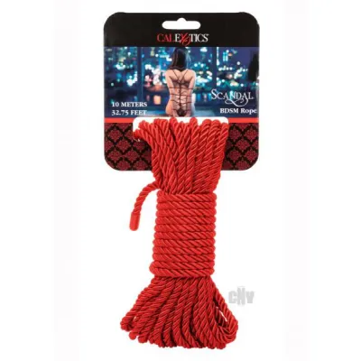 Scandal Bdsm Rope 10m Red