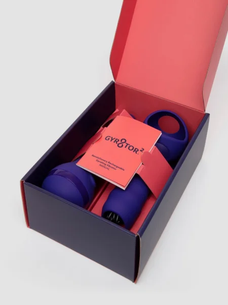 Lovehoney Gyr8tor 2 Set with Ribbed and Suction Attachments