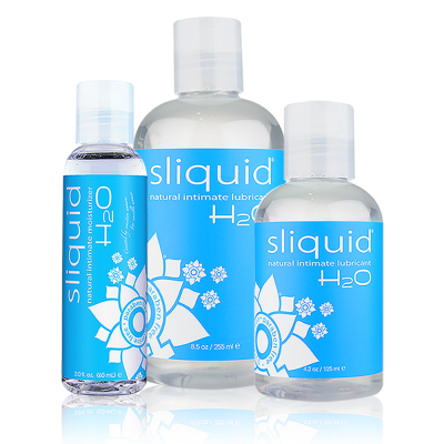 Sliquid Naturals H20 Water Based Lube various sizes