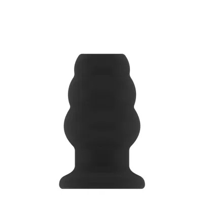 Sono No 49 Small Hollow Tunnel Butt Plug 3 Inch Black