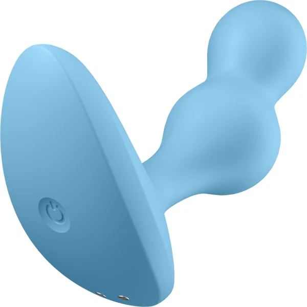 Satisfyer Deep Diver Rechargeable App Enabled 12-Function Prostate Vibrator - Light Blue