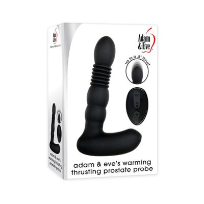 A e Warming Thrusting Prostate Probe Black