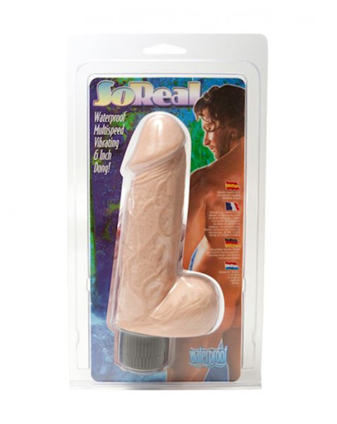 So Real Realistic Vibrator - Flesh - One Size