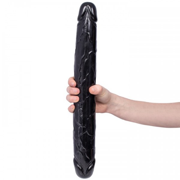 The Debauched Duo Monster Black Double-Ended Dildo – 16.25 Inch — image 4 of 4