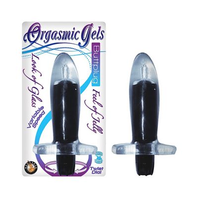 Orgasmic Gels Buttplug black