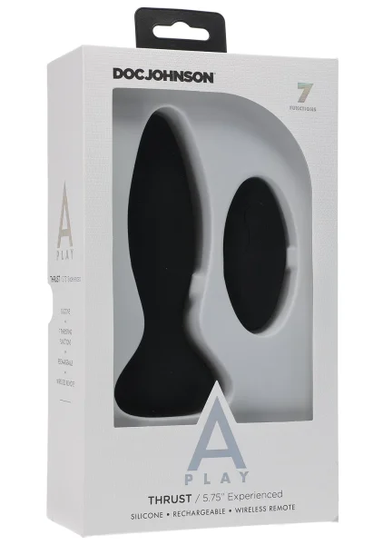A-Play - Thrust - Rechargeable Silicone Anal Plug with Remote