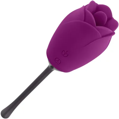 Playboy Pleasure Petal Rechargeable Silicone Clitoral Vibrator Fuchsia