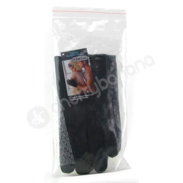 Kinklab Black Vampire Gloves Extra Large