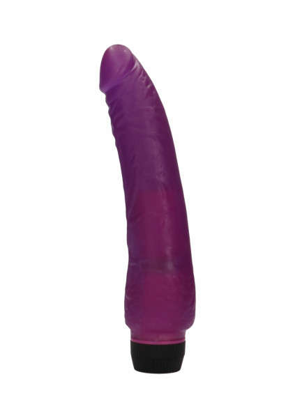 Jelly Vibrator - 23,5 cm - Purple - Realistic Vibrators