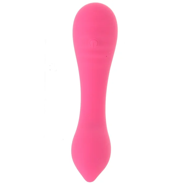 Liquid Silicone Pixies Teaser Rechargeable Waterproof Vibrator By CalExotics - Pink