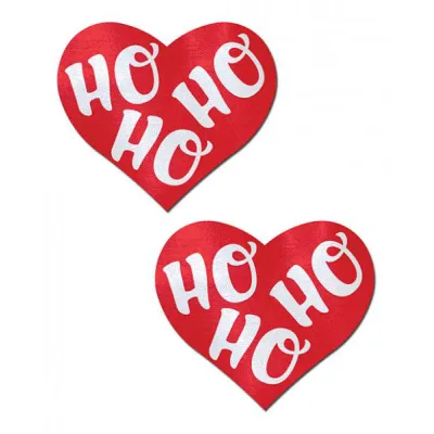 Ho Ho Ho Hearts Red White O S