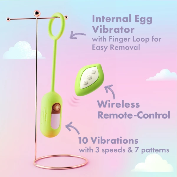Play With Me Blooming Bliss Mini Pinpoint Wand & Egg Vibrators With Charging Case & Remote By Blush