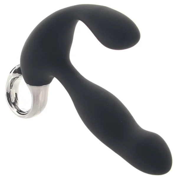 Playboy Pleasure Come Hither Silicone Rechargeable Vibrating Prostate Massager With Remote - Black