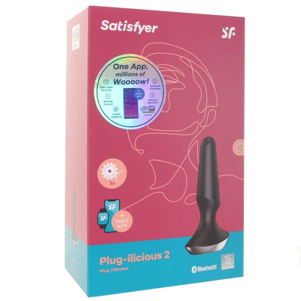 Satisfyer Plug-ilicious 2 Vibrating Butt Plug with App Control — image 9 of 11