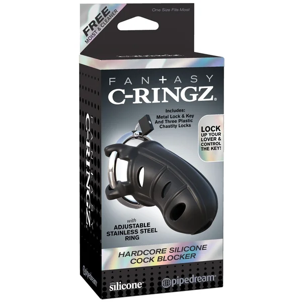 Fantasy C-Ringz - Hardcore Silicone Cock Blocker — image 20 of 21
